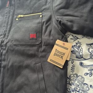 Tough Duck Men's Black Windbreaker Jacket